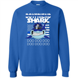 Police boyfriend Shark Blue Line Tee