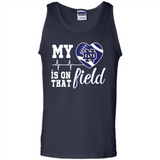 Notre Dame Fighting Irish Football My Heart is on that Field - Tank Top
