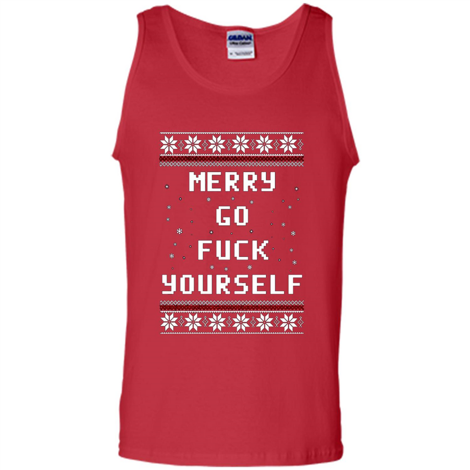 Merry go fuck yourself Christmas sweatshirt PINGPONG
