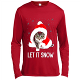 Let It Snow Cat Christmas sweater PINGPONG