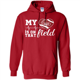 New York Jets Football My Heart is on that Field - Hoodie
