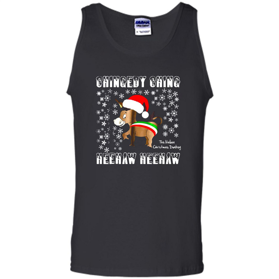 Amazing Dominick The Christmas Donkey-Italian Christmas Donkey - Tank Top