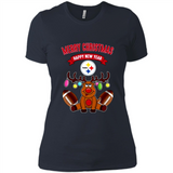 Pittsburgh Steelers NFL Reindeer Funny Merry Christmas And Happy New Year