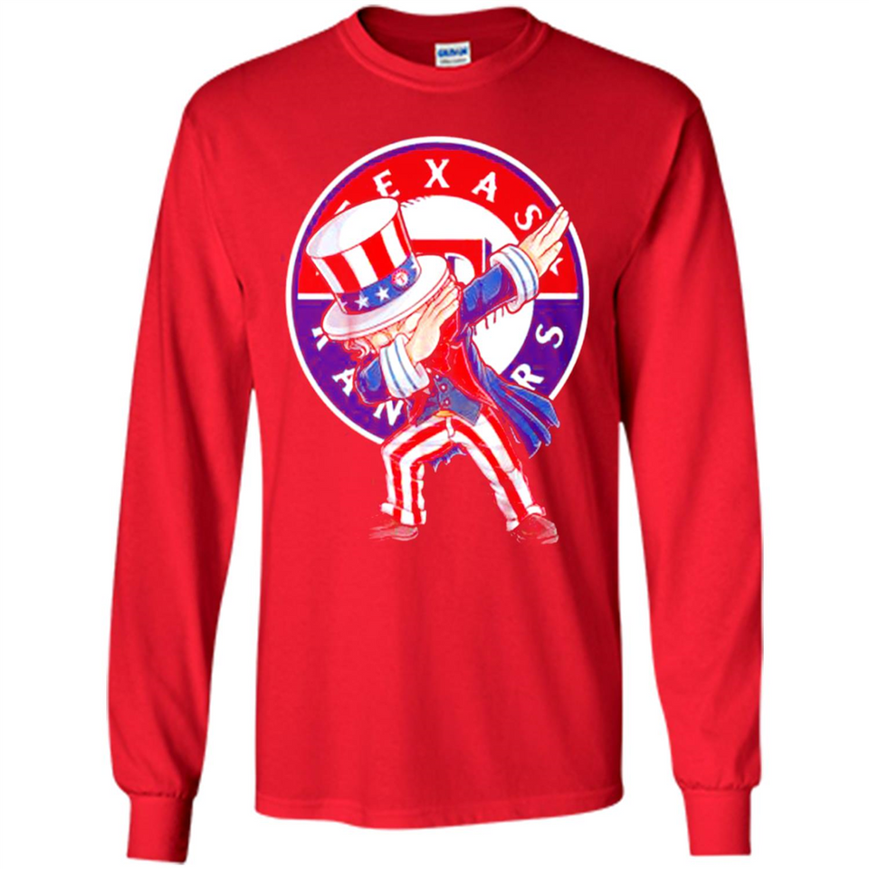 MLB TEXAS RANGERS UNCLE SAM DABBING INDEPENDENCE DAY