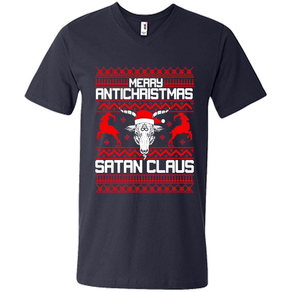 Merry Antichristmas Satan Claus - Men's V-Neck