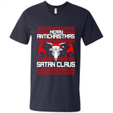 Merry Antichristmas Satan Claus - Men's V-Neck