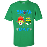Snow Day Shirt For Chicago Bulls Vs Minion Fans pingpong