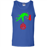 Christmas The Grinch Hand Holding Hippie Ornament - Tank Top