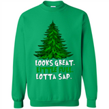 Looks Great Little Full Lotta Sap Funny Christmas PINGPONG