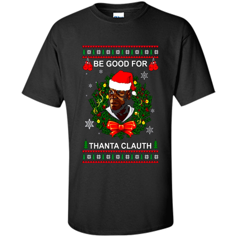 Mike Tyson Thanta Clauth Santa Claus Christmas sweater PINGPONG