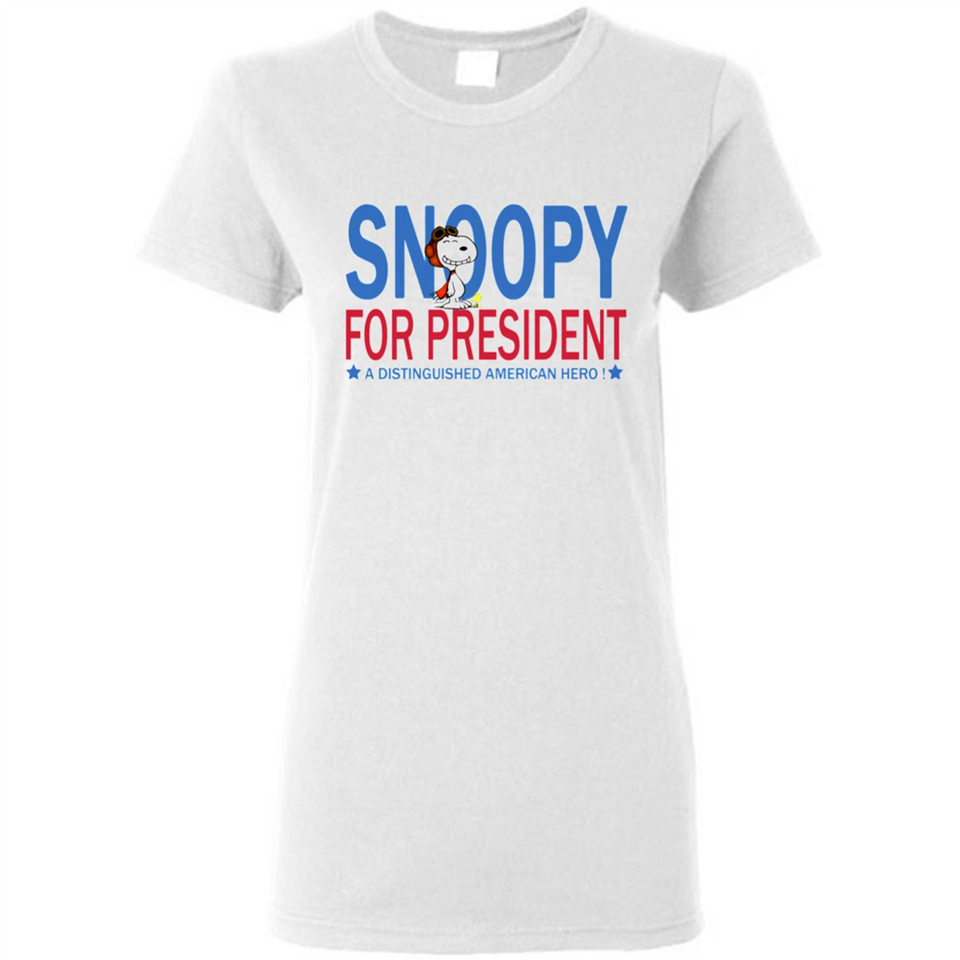 Snoopy for President - Ladies Short-Sleeve
