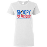 Snoopy for President - Ladies Short-Sleeve