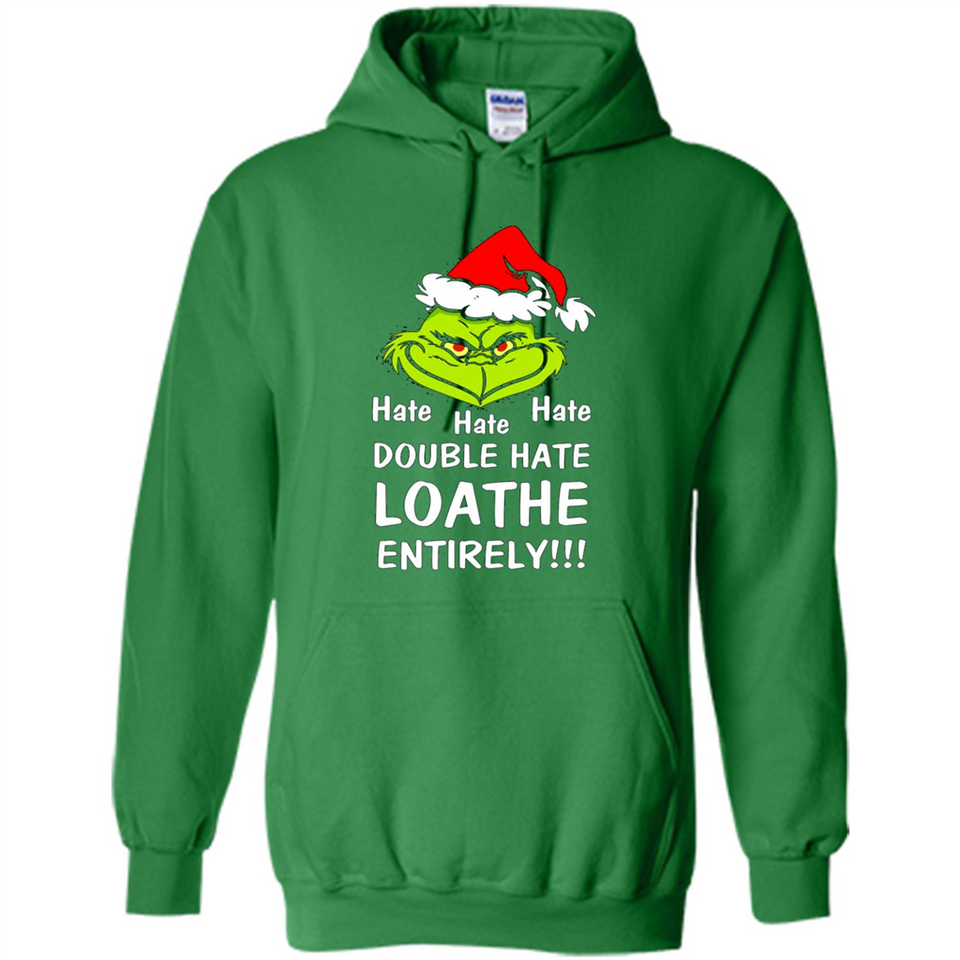 Mr Grinch hate hate hate double hate loathe entirely sweater PINGPONG