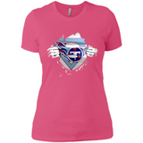 Tennessee Titans And Superman Fans - Ladies' Boyfriend T-Shirt
