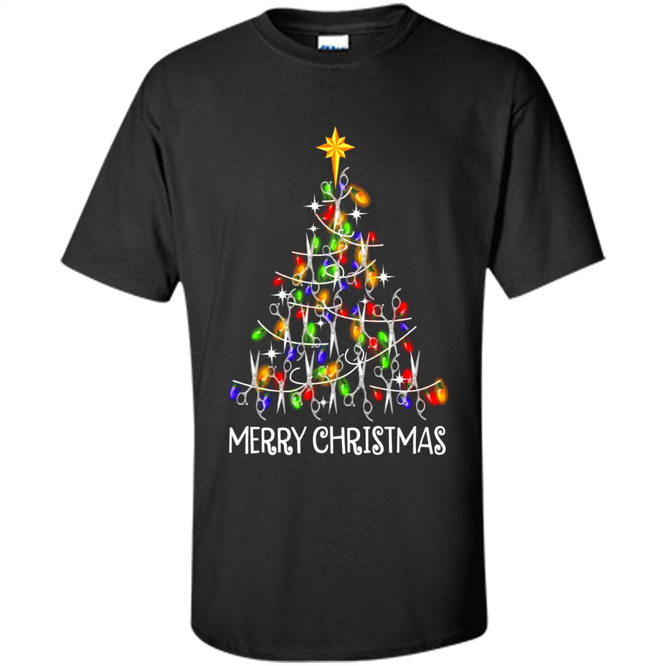 Hairstylist Merry Christmas Hairstylist Scissors Christmas Tree PING PONG