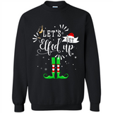 Let's Get Elfed Up Funny Drinking Wine Christmas Elf PINGPONG