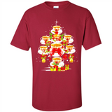 Tea Christmas Tree T-shirt Funny Tea Xmas Gift
