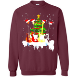 Santa Hat Electric Guitar Classical Guitar Christmas shirt Ladies' Boyfriend