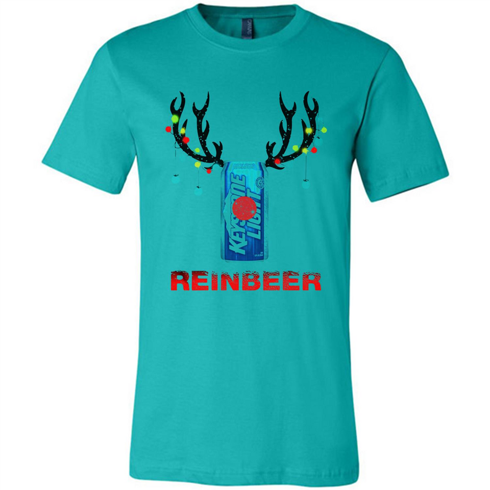 Keystone Light reinbeer Christmas - Canvas Unisex T-Shirt