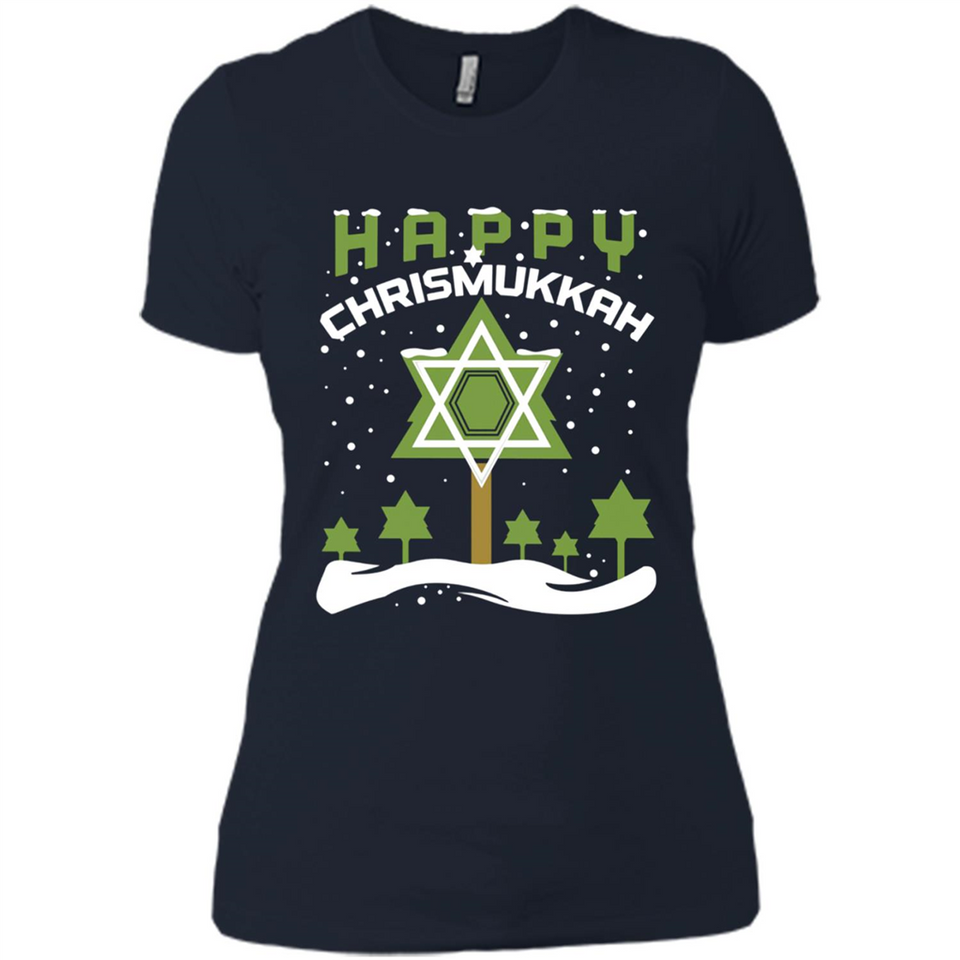 Happy Chrismukkah - Ladies' Boyfriend T-Shirt