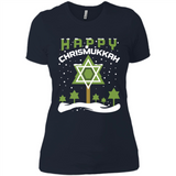 Happy Chrismukkah - Ladies' Boyfriend T-Shirt