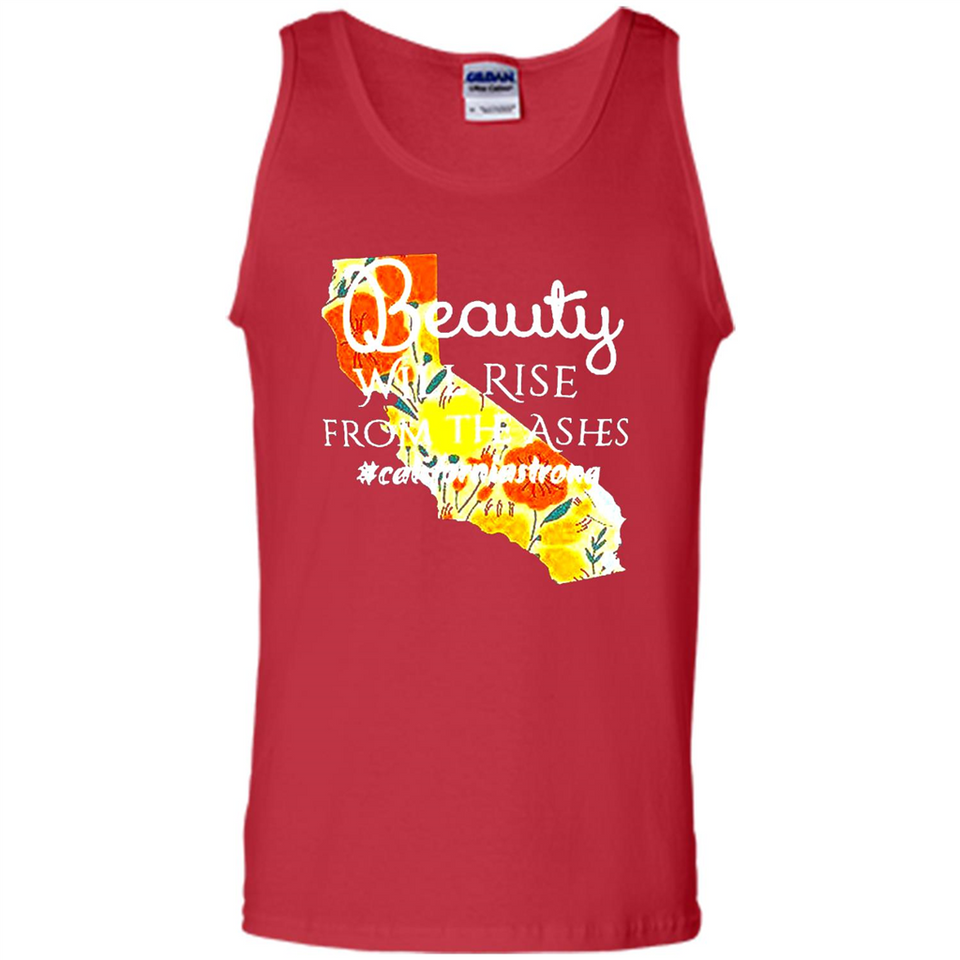 Paradise California Strong Camp Fire Youth T-Shirt PINGPONG - Tank Top