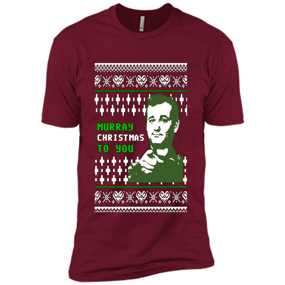 Murray Christmas to you ugly sweatshirt PINGPONG