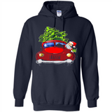 Vintage Santa red Truck Christmas Tree PINGPONG