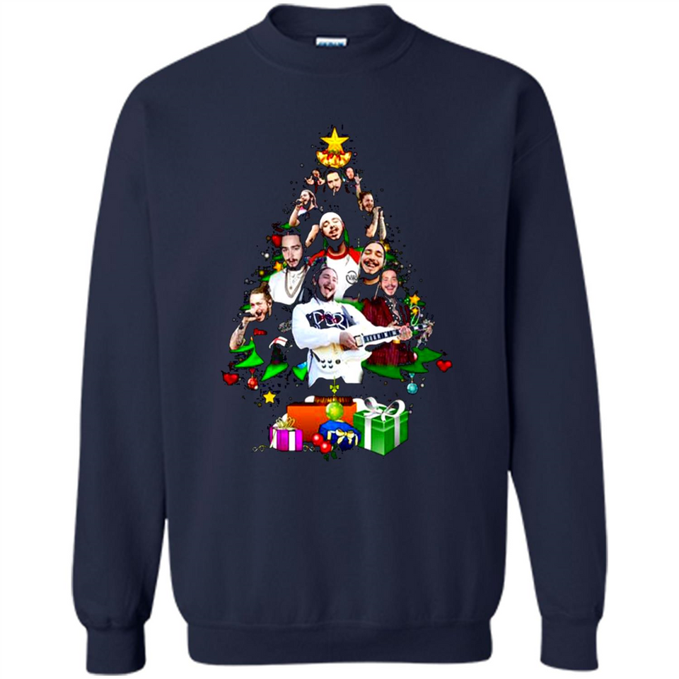 Post Malone Christmas Tree Sweater PINGPONG
