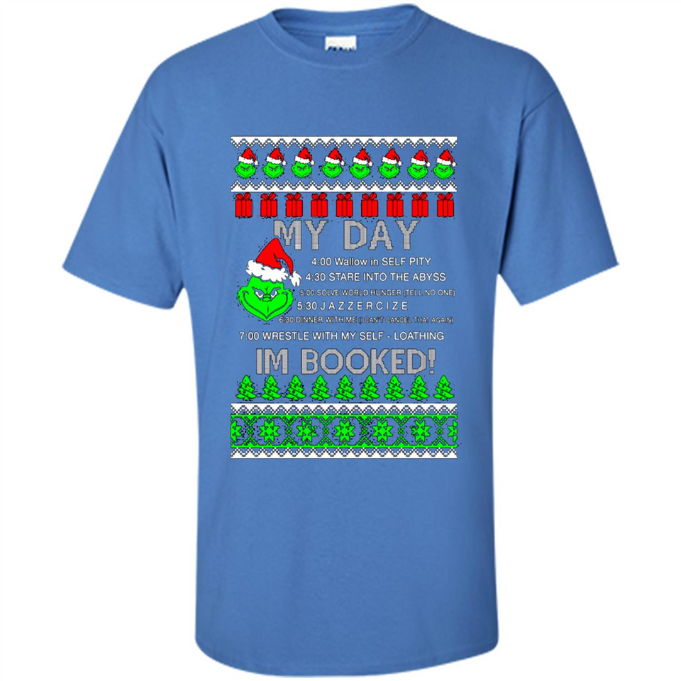 Mr Grinch my day I’m booked Christmas sweater PINGPONG