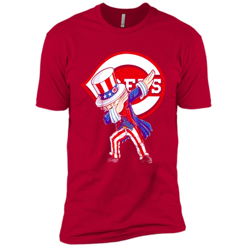 MLB CINCINNATI REDS UNCLE SAM DABBING INDEPENDENCE DAY