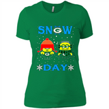 Snow Day Shirt For Green Bay Packers Vs Minion Fans pingpong