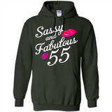 Sassy and Fabulous at 55 - 55th Birthday - Hoodie
