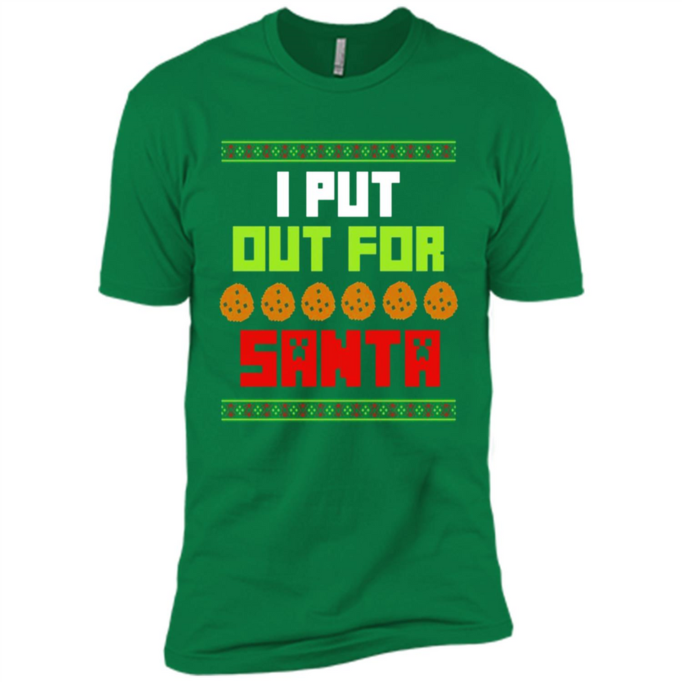 Cookies Out For Santa Christmas - Premium Short Sleeve T-Shirt