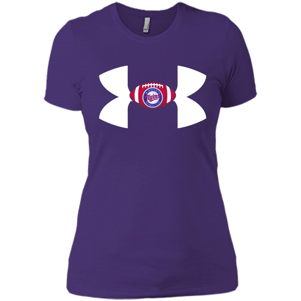 Minnesota Twins Under Armour Logo - Ladies' Boyfriend T-Shirt