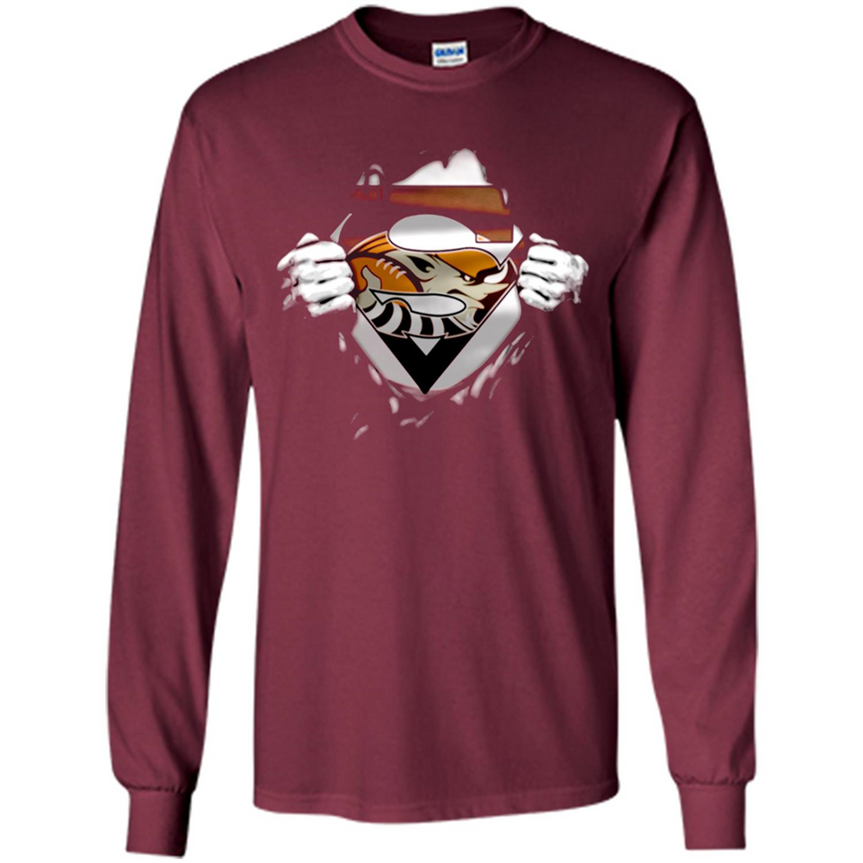 Cleveland Browns And Superman Fans - Long Sleeve T-Shirt