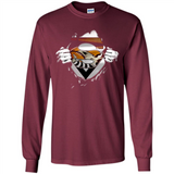 Cleveland Browns And Superman Fans - Long Sleeve T-Shirt