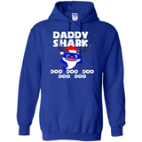 Daddy Shark Costume Reindeer Funny Christmas T-Shirt - Hoodie