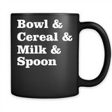 Tasty Cereal Recipe Bowl Milk Spoon