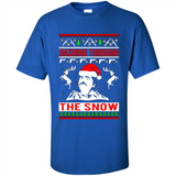 Narcos dashing through the snow Christmas sweatshirt PINGPONG