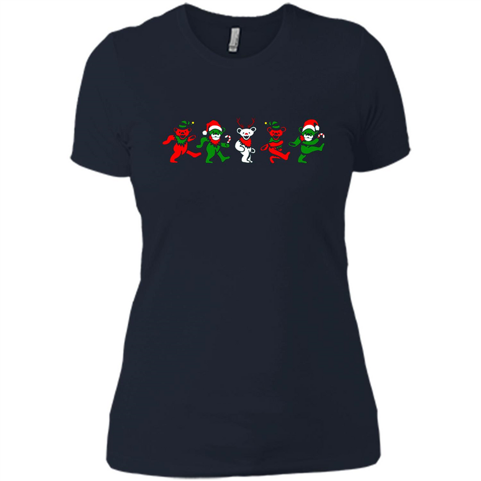 Dancing Bears Dance Christmas For Xmas Sweatshirt - Ladies' Boyfriend T-Shirt