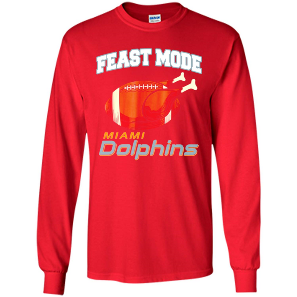 Feast Mode Dolphins Shirt - Miami Turkey Thanksgiving