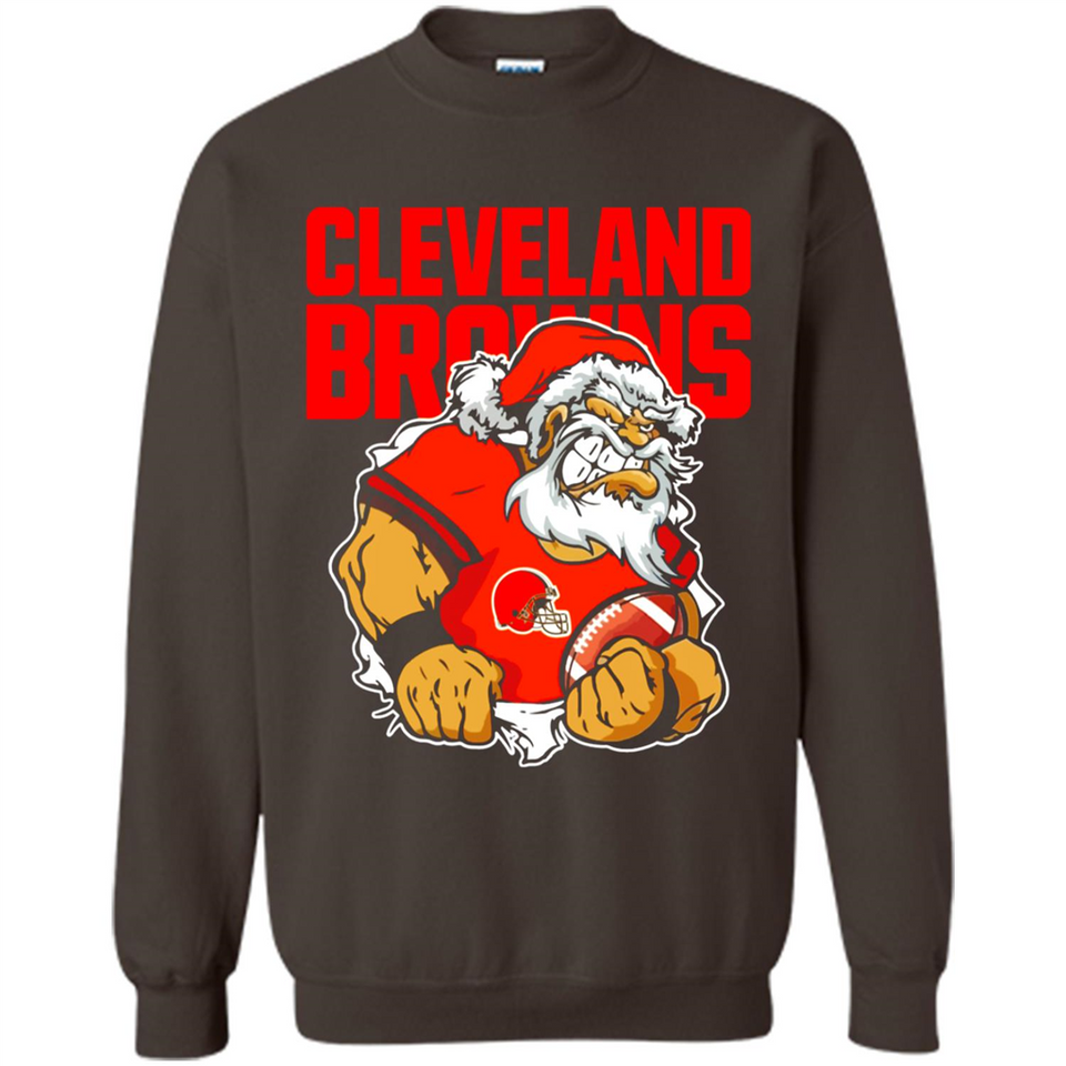 Grumpy Santa Claus Cleveland Browns Football Team PINGPONG