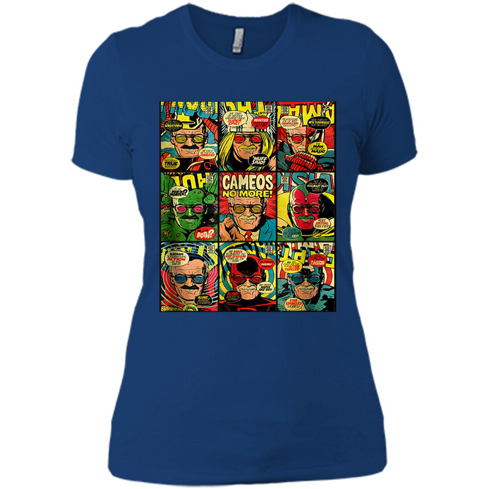 Stan Lee Cosplay Superheroes Shirt Ladies' Boyfriend