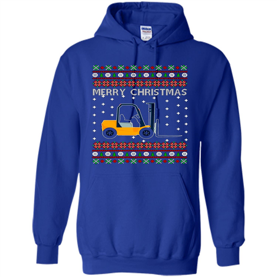 Merry Christmas Forklift ugly sweatshirt PINGPONG