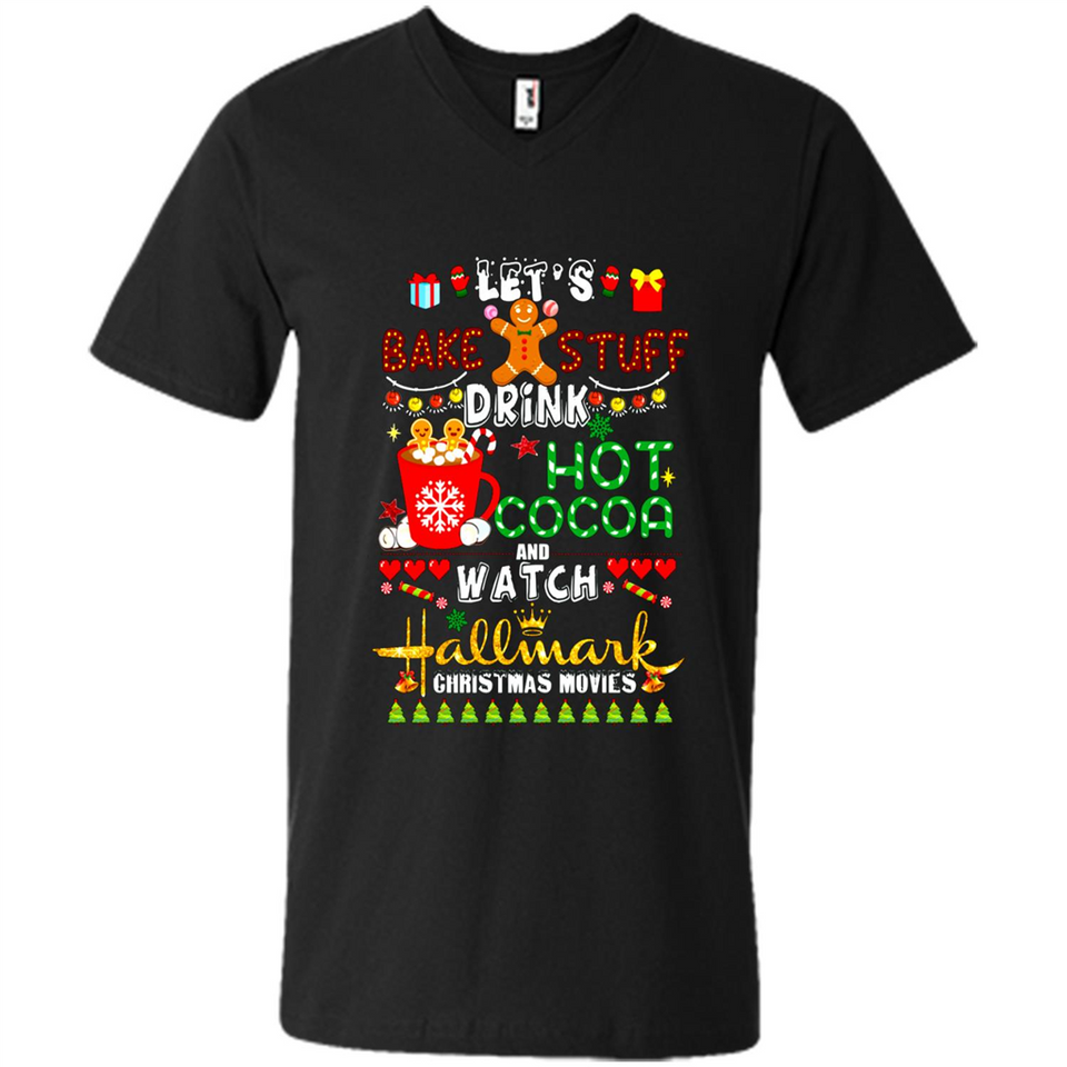 Let's Bake Stuff Drink Hot Cocoa Hallmark-Christmas Movies Sweatshirt PINGPONG