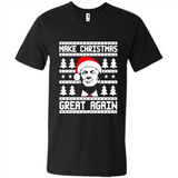 Fabulous Make Christmas Great Again Trump Ugly Christmas - Men's V-Neck