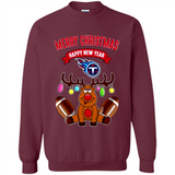 Tennessee Titans NFL Reindeer Funny Merry Christmas And Happy New Year