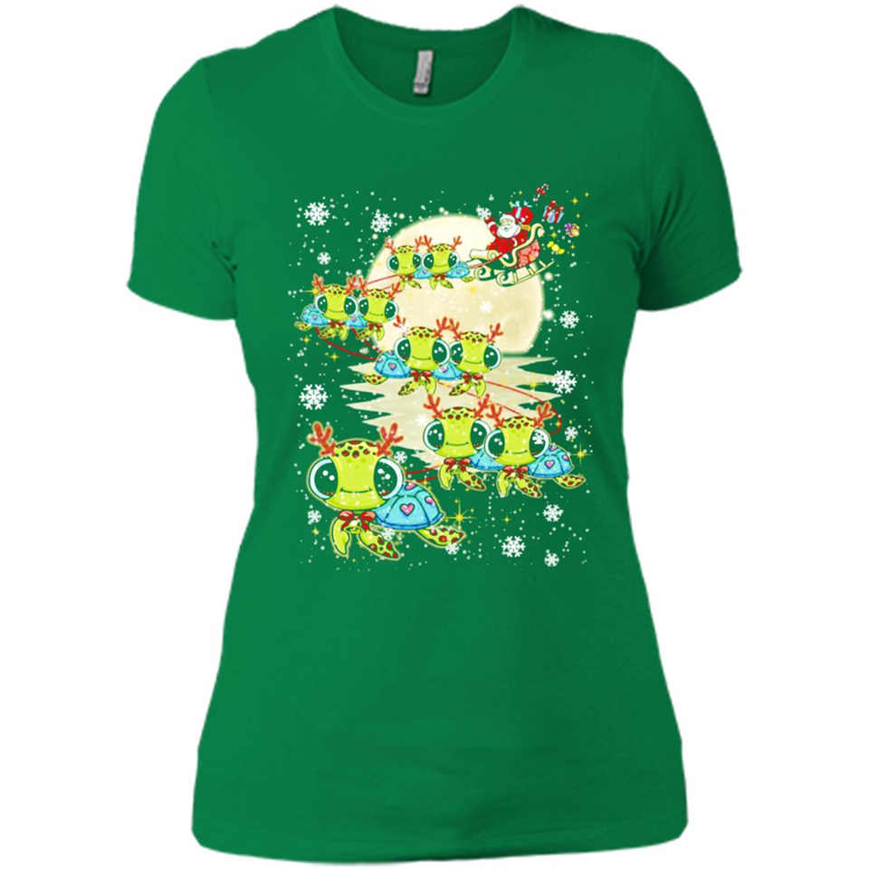 Turtles Merry Christmas - Turtles - Ladies' Boyfriend T-Shirt