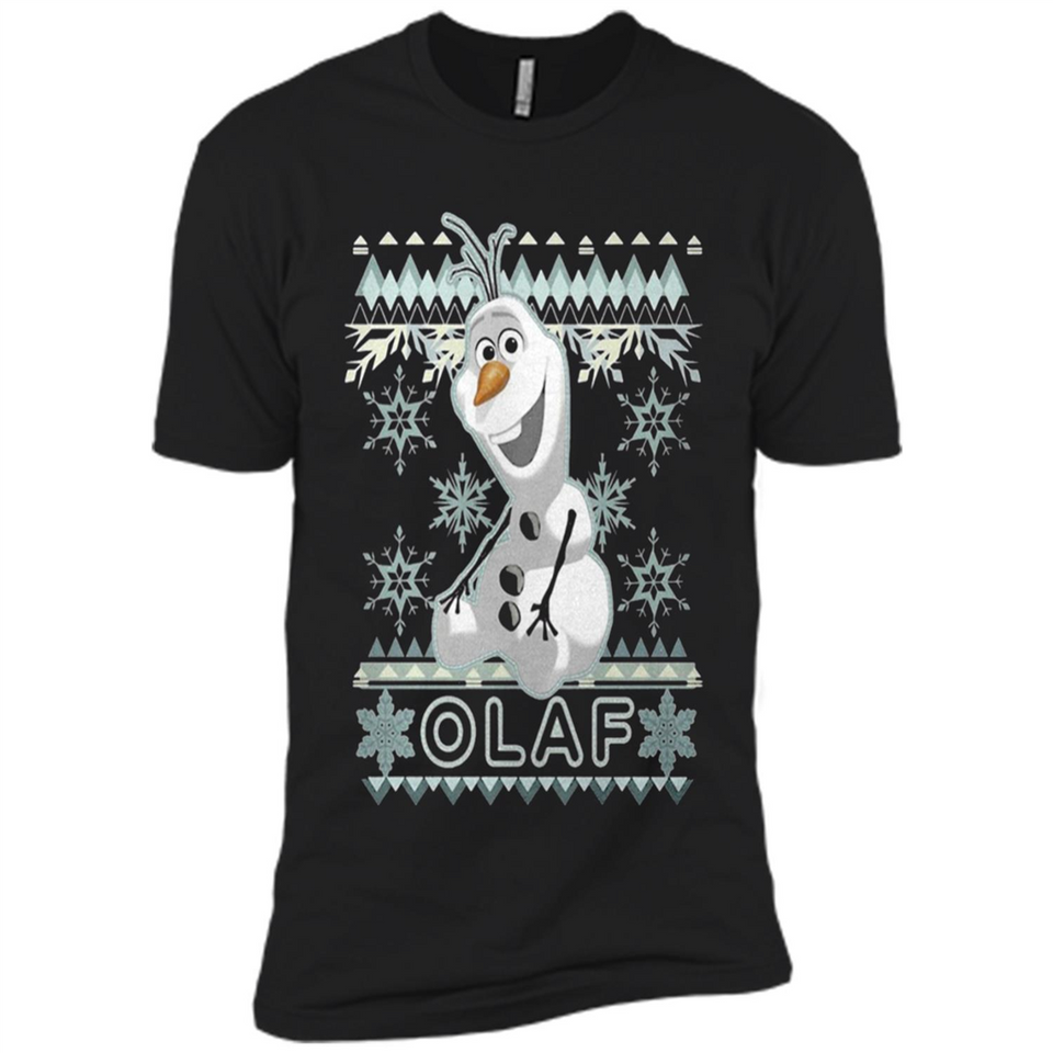 Olaf frozen ugly christmas sweater - Premium Short Sleeve T-Shirt